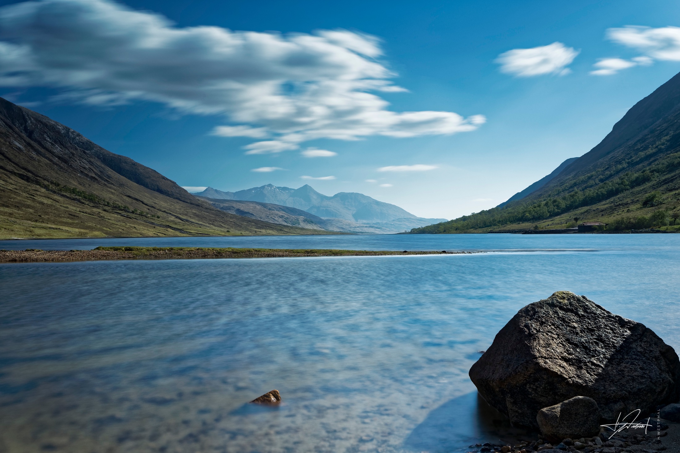 Loch Etive, Schottland — Langzeitbelichtung